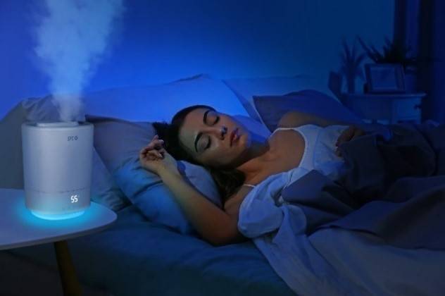 Humidificador dormir noche